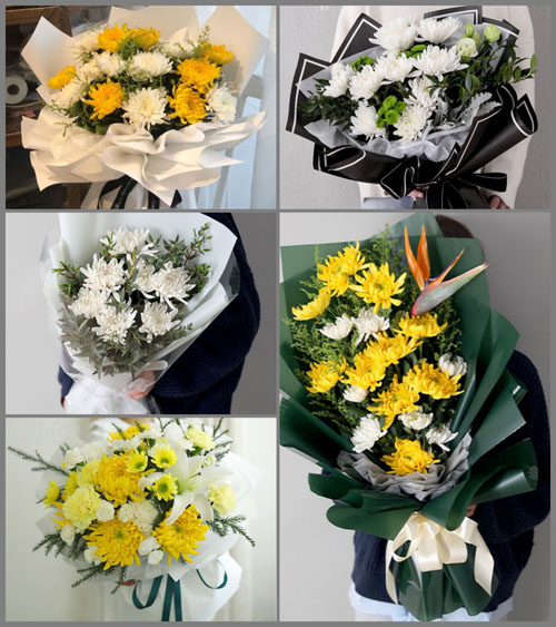 福建宁德古田县平湖镇玉库村白事花束代送